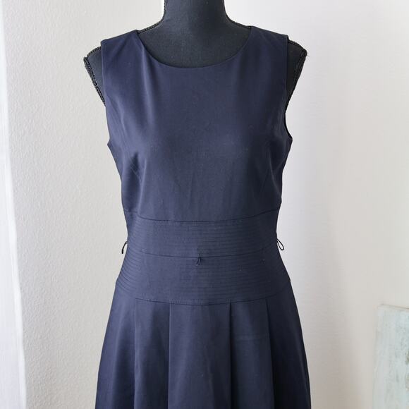 Tommy Hilfiger Navy Blue Cotton Blend  dress size 4 S - Picture 2 of 7